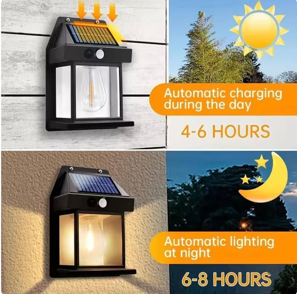 Smart Solar Wall Lights – Wireless Outdoor LED with Motion Sensor & 3 Lighting Modes